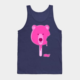 Pink Ice Cream Bear Tank Top